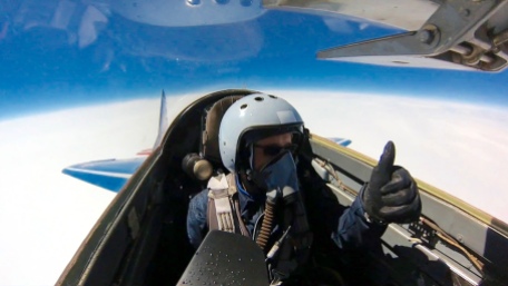 At 55,000ft doing Mach 1.7! What a blast!